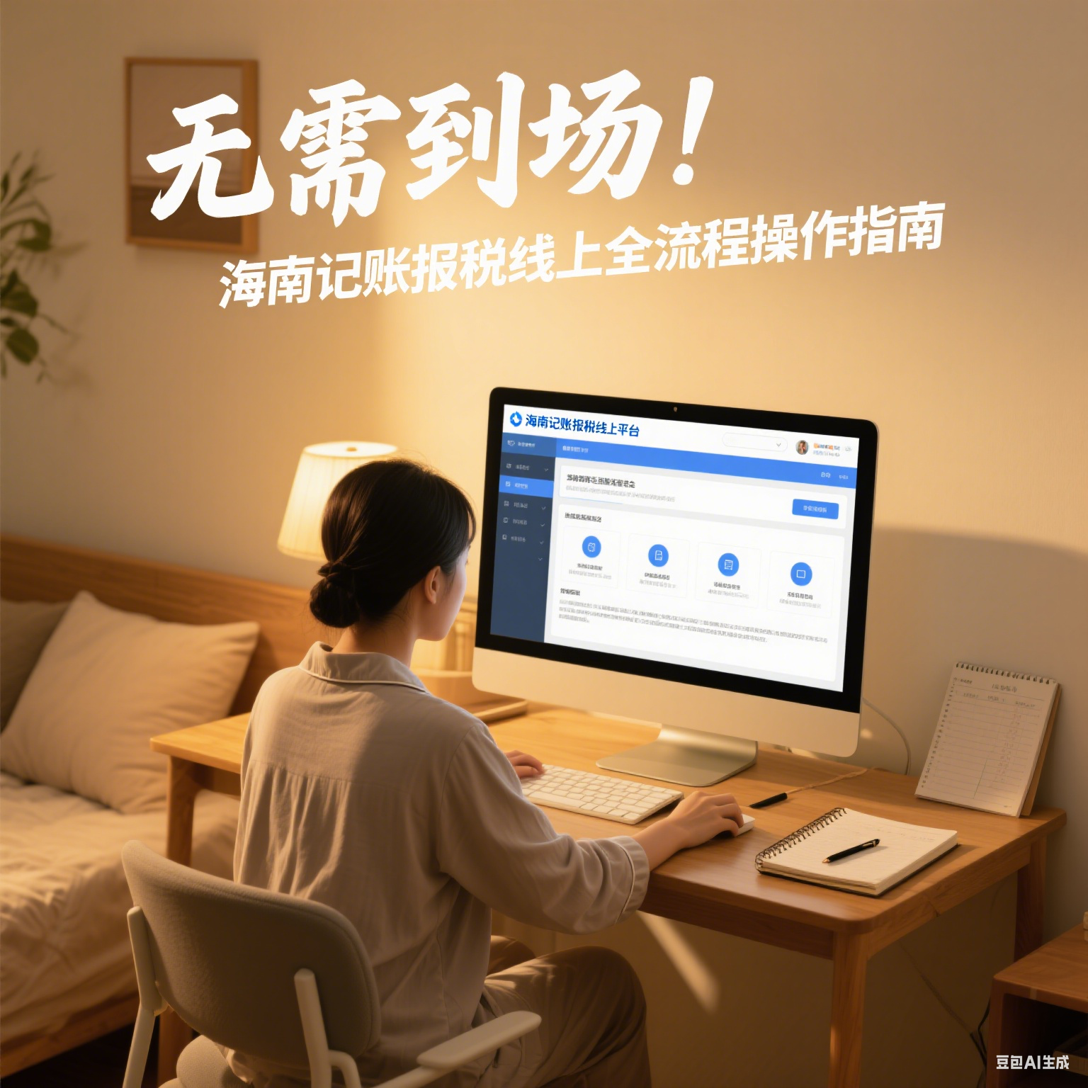 无需到场！海南记账报税线上全流程操作指南